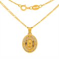 thumbnail image 1 of Cadena Con Medalla Virgen de Guadalupe Casa del Anillo 1.4 cm ORO SOLIDO 14K, 1 of 5