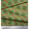 thumbnail image 2 of Soimoi Rayon Fabric Dot & Swirl Artistic Printed Fabric 1 Yard 56 Inch Wide, 2 of 3