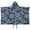 Pioneer Flower Floral-3, variant on Pioneer Flower Floral Print Pattern Hooded Bath Towel,50"x30" for Ages 3 To 12 Kids, Quick Dry Lightweight Soft Microfiber Hood Beach Towel Cover Up for Kids