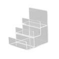 thumbnail image 1 of AMERTEER Transparent Acrylic Wallet Display Stand Holder Handbag Purse Display Stand for Retail/Shop   5 Tiers, 1 of 8