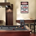 thumbnail image 4 of Funny Bar Sign Man Cave Vintage Metal Street Sign For Garage Home Bar Wall Decor 8 x 12 Inch (279), 4 of 5