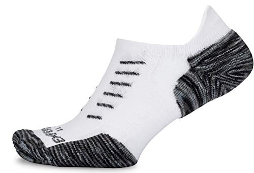 Thorlo Experia No Show Padded Socks ~ 2 Pair White Small ~ NEW 