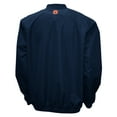 thumbnail image 3 of Men's Franchise Club Navy Auburn Tigers Members Windshell V-Neck Pullover Jacket, 3 of 3