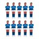 thumbnail image 1 of 10pcs Foosball Men Football Party Parts Parts Sport Entertainment Parts Mini Muñeco de muñeca Men Football Men para sala de juegos en casa, 1 of 8