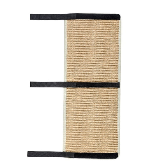 Sisal Cat Scratcher 10 X 25 Inch Cat Scratching Board Cat Scratch Furniture Protector for Indoor Cats Couch Protection Beige 1 Pack