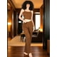 thumbnail image 2 of Conjunto Pijama 3 Piezas Pantalón Top Camison Mujer, 2 of 5