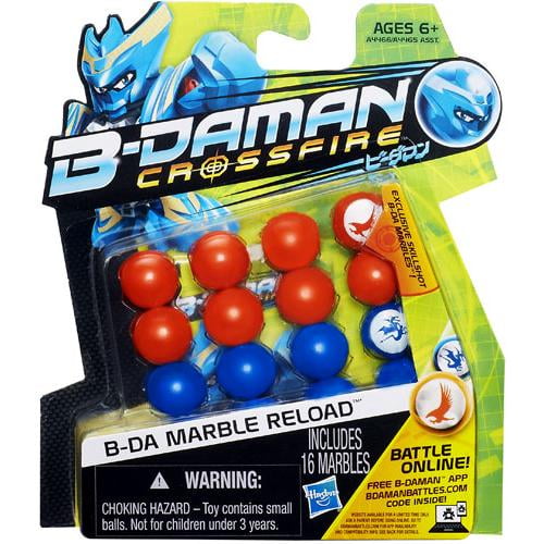 B Daman Crossfire B Da Marble Reload Orange Blue Walmart Com Walmart Com