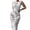 White, variant on Xijirk Swimsuit Coverup for Women,New Round Neck Woven Texture Split Beach Sun Cover Up Long Skirt Vacation Style,Cover Ups for Swimwear Women,One Size,White