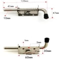 thumbnail image 2 of Barrel Bolt Lock, Spring Loaded Latch Pin Offers Wide Applications And Security For Doors With Heavy Duty Construction, 2 of 5