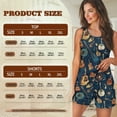 thumbnail image 7 of TSOVTHRID Guitar Records Music Note Print Pajama Set for Women Summer Sleeveless Tank Tops Pjs Sets 2 Piece Lounge Set Comfy Shorts Sleepwear, Size L, 7 of 7
