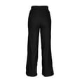 thumbnail image 2 of Lenpel Wide Leg Jeans for Women Baggy Elastic High Waisted Stretchy Pull on Lounge Pants Trendy Casual Trousers with Pockets(Black,Small), 2 of 5