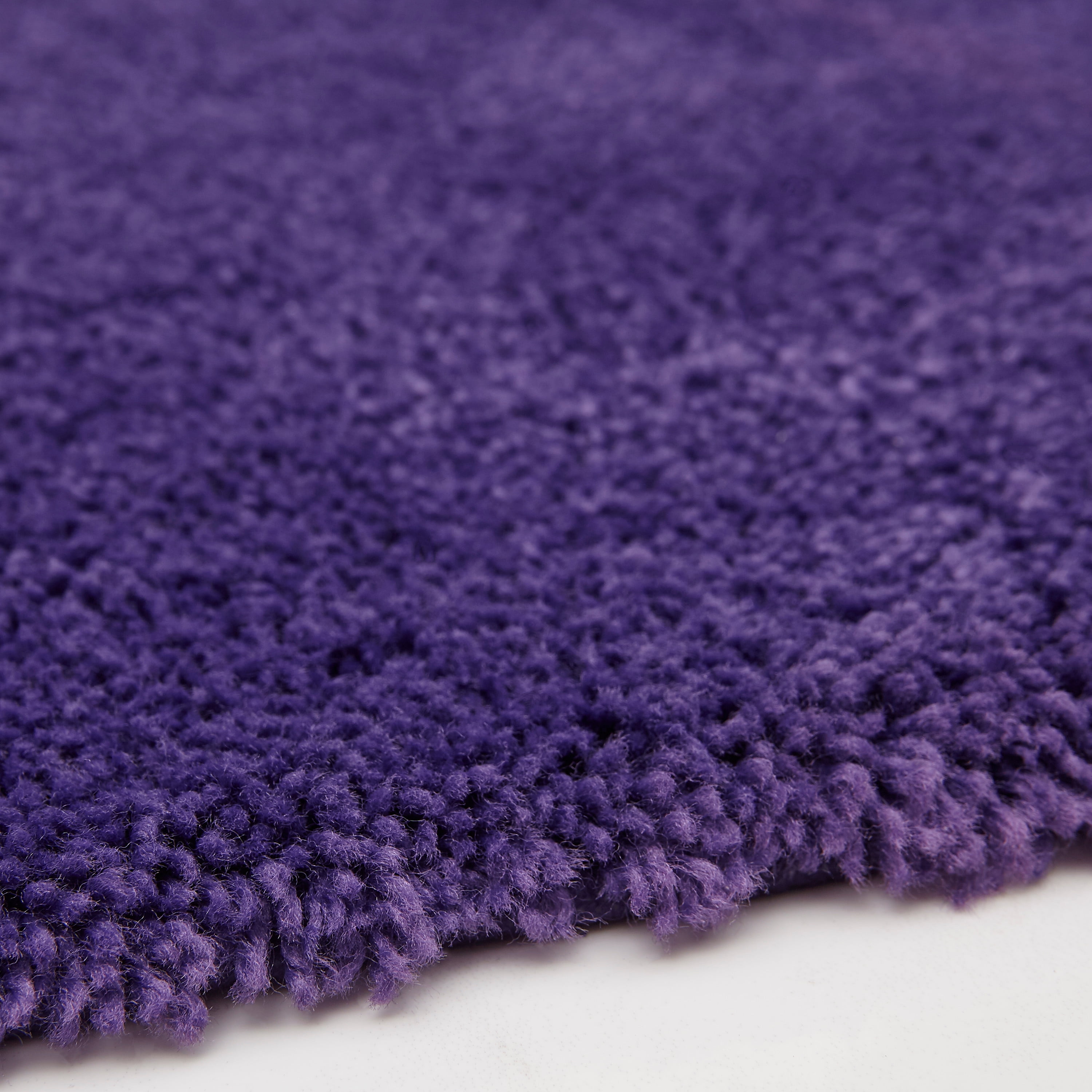 Mohawk Home Pure Perfection Nylon Bath Rug Contour, Plum 1'8" x 2'