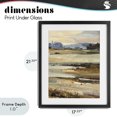 thumbnail image 4 of Stupell Industries Contemporary Distant Horizon Portrayal Black Framed Print Under Glass, 17 x 21, by Alonza Saunders, 4 of 8