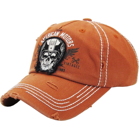 American Motors Vintage Distressed Washed Baseball Hat Cap