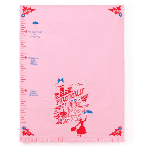 Disney Parks Kitchen Tea Towel Mary Poppins Practically Perfect Pink New W Tag
