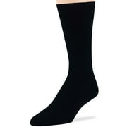 7BIGSTARS KINGDOM Men's Dress Socks Cotton -6 pack- Thin Business Casual Argyle, Dotted, Striped, Solid, Sock Size 10-13 Shoe Size 6-12 L Black