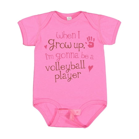 

Inktastic Kids Volleyball Player Gift Baby Girl Bodysuit