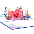 thumbnail image 5 of ZUARFY Heart Flower Pop Up Valentines Day Card 3D Popup Greeting Cards for Wedding Anniversary All Occasion Wife Husband, 5 of 19