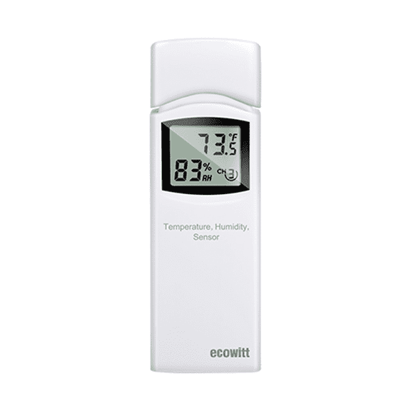 Ecowitt WN31 Multi-Channel Wireless Thermometer and Hygrometer, Digital Display Temperature & Humidity Sensor with °C/°F Switching