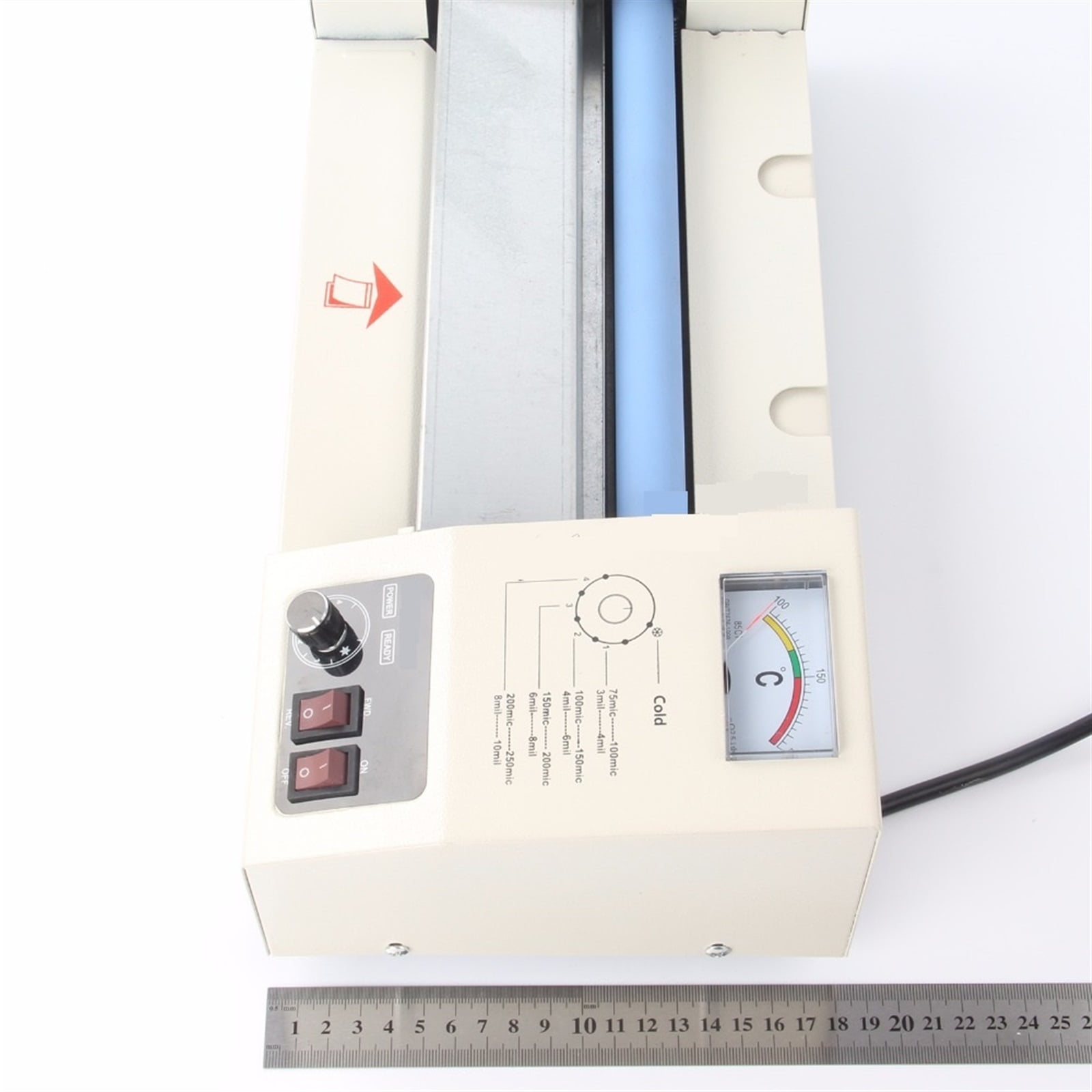 A4 230mm Hot +Cold Thermal Laminating Machine Pouch Roll Laminator Office Equipment Embossers ,Easy Operation