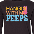 thumbnail image 4 of Inktastic Hanging with My Peeps Long Sleeve Youth T-Shirt, 4 of 5