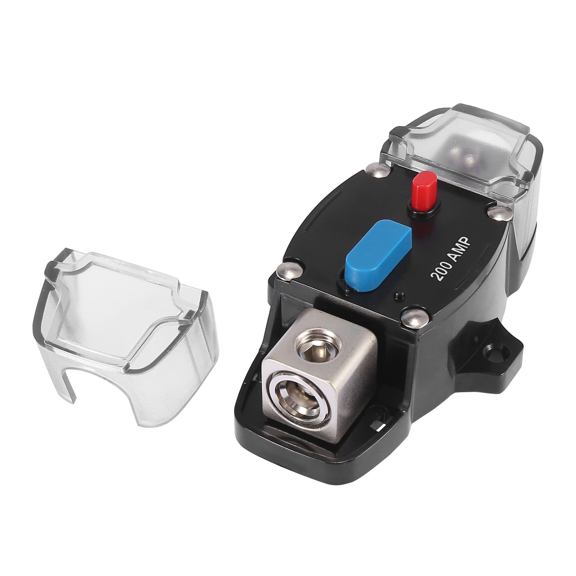 DC 12-24V 200 Amp Circuit Breaker Audio Inline Fuse Holder Protector with Waterproof Cover for Car Truck Boat RV