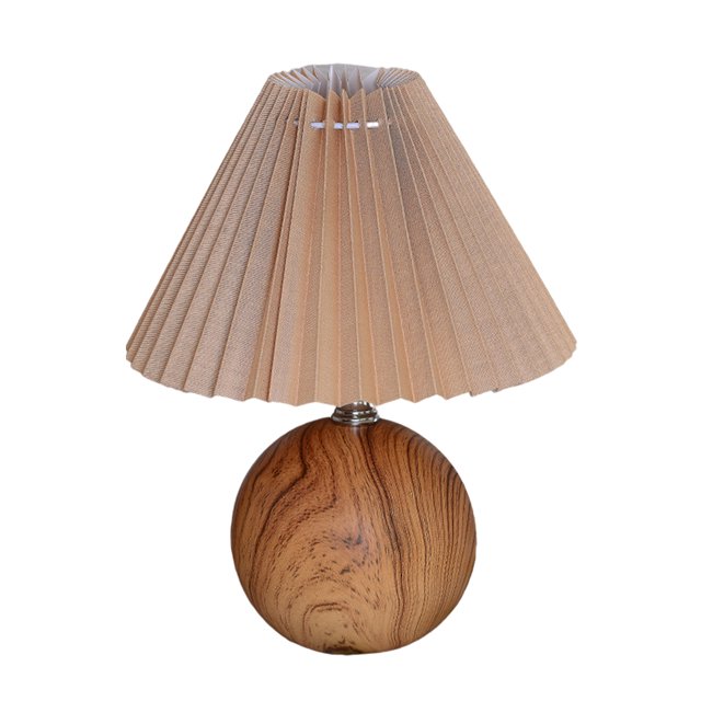 Lámpara plisada LED Lámparas de Lámpara de lectura Luz para Cerámica de madera Sunnimix Lámpara plisada