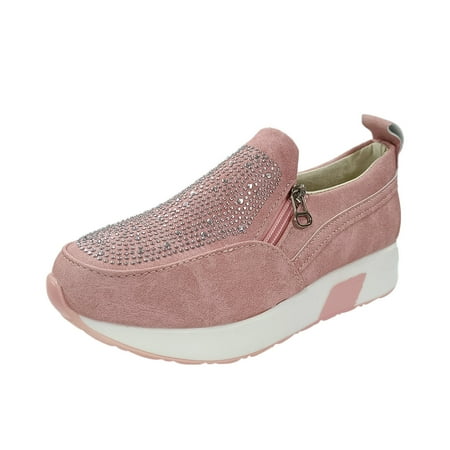

ceyhen Girls Sneaker For Women Mesh Walking Shoes Rhinestone Slip On Womens 996 V2 Sneaker