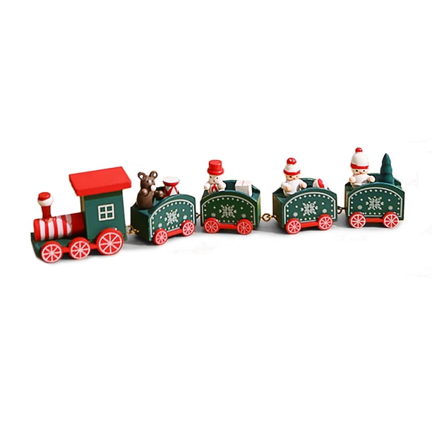 Inteprter 1 Uds tren de de Navidad adornos de Navidad Santa Claus juguetes para niños 2021 Navidad Noel accesorios de fiesta en casa regalo de Año Kits de decoración para fiestas tres Inteprter HA007890-03