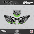 thumbnail image 4 of Kalair GFX Graphics Kit for Kawasaki KX250F (2009-2012) Venom Series, 4 of 5