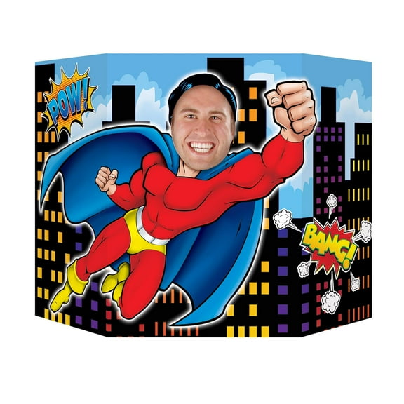 6 Pack Beistle Hero Party Photo Prop