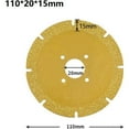thumbnail image 2 of Cutting Disc for Metal Sawing—Angle Grinder Spare Part for Ceramic Tile Applications Durable Abrasive Wheel for Smooth Precision Cutting, 2 of 6