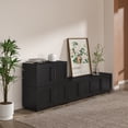 thumbnail image 2 of From the Tree Furniture Arden Low Storage Cabinet, Black, 32"W Modern Sideboard with Soft-Close Wood Doors, Modular Accent Cabinet, 2 of 9