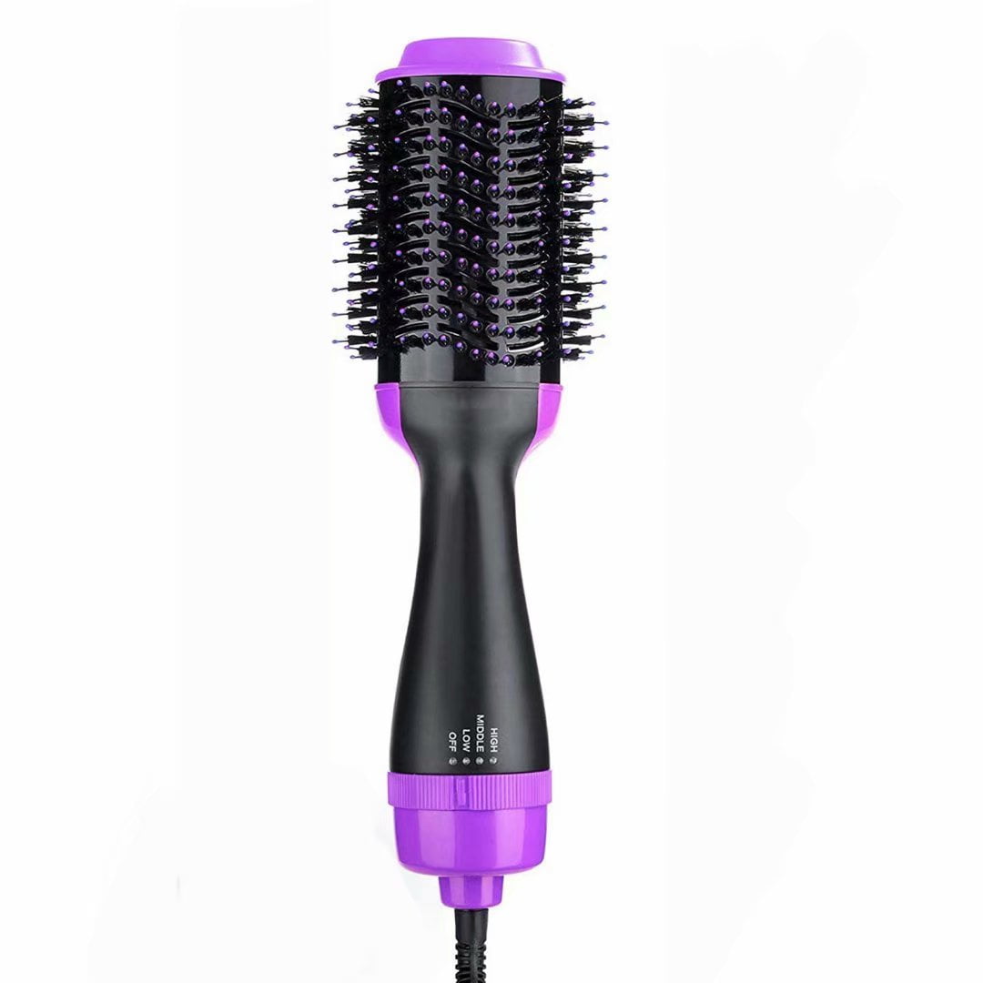 Professional Ionic One Step Hair Dryer 4in1 Hot Air Brush Hair Curler