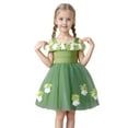 thumbnail image 1 of Robe de Baptême pour Filles, Robe Tutu Florale de Fête pour Bébé et Tout-Petit, Robe de Soirée Festive pour Anniversaire, 6 m-3 T, 1 of 9