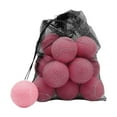 thumbnail image 1 of 18 piezas de pelotas de tenis resistentes al desgaste de 6,4 cm de diámetro, pelotas de entrenamiento elásticas, pelotas elásticas para actividades de Rosa claro, 1 of 8