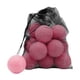 thumbnail image 1 of 18 piezas de pelotas de tenis resistentes al desgaste de 6,4 cm de diámetro, pelotas de entrenamiento elásticas, pelotas elásticas para actividades de Rosa claro, 1 of 8