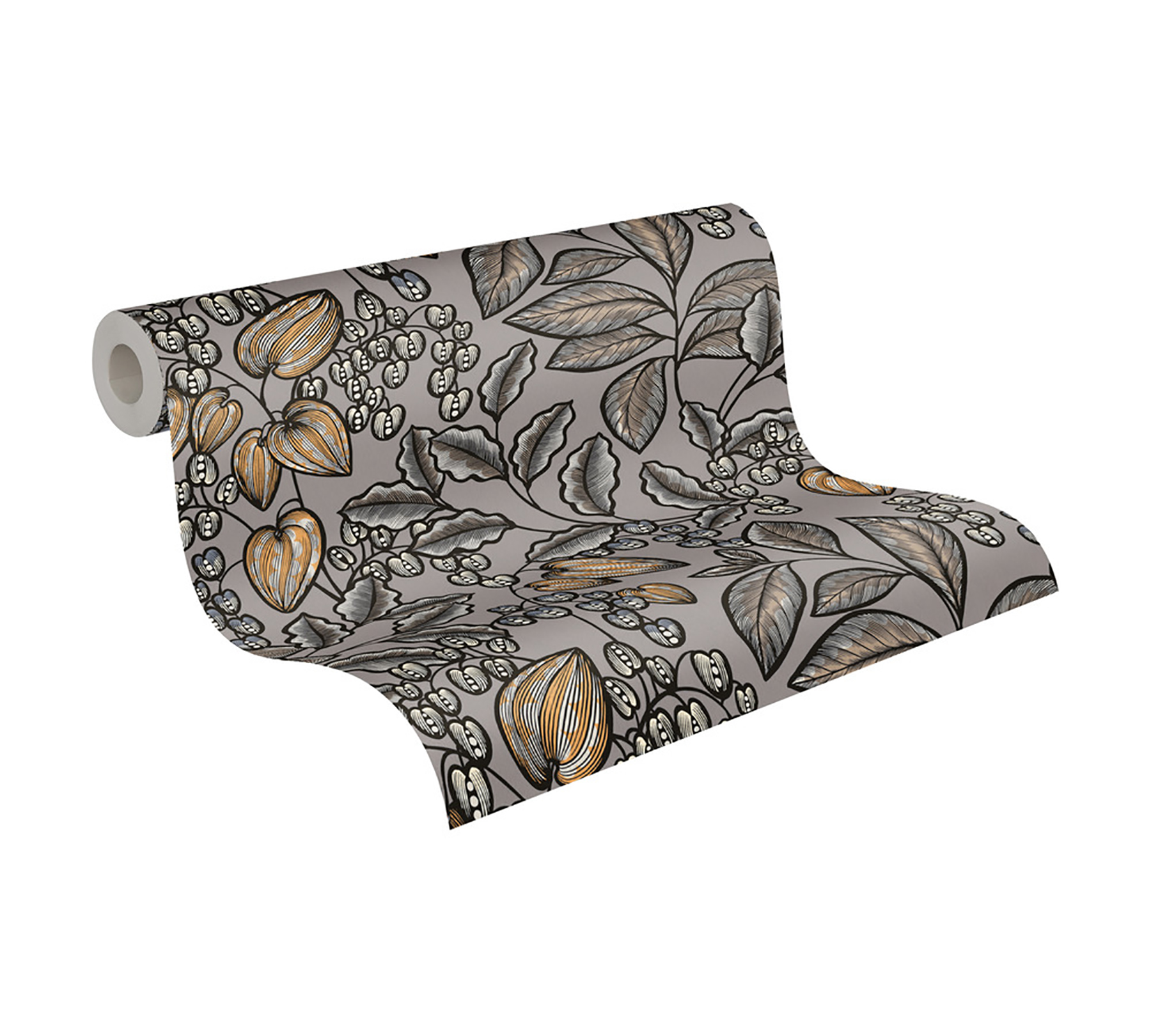 AS Creation Leif Grey Vine Trail Wallpaper