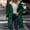 A# Green, variant on Olyvenn Stylish Women's Winter Casual Loose Fashion Color Pocket Zippered Tops Reversible Long Cotton Coat Trendy Winter Warm Ladies Hoodless Casual Outwear Coats Blue 4