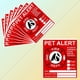 thumbnail image 3 of Alerta a Pet Fire Sticker, Pet Emergency Sticker, Advertencia de Incendio para Mascotas, Sticker de Seguridad para Animales de Compañía, Durable, Impermeable, Claramente Leído, para Hogar,, 3 of 9