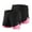 Black & Pink, variant on Lixada Women 2-in-1 Running Shorts Quick Drying Breathable Active Training Exercise Jogging Cycling Shorts with Longer Liner