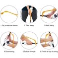 thumbnail image 2 of 2 Pcs Golf Swing Correcting Training Aids, Practical Accessories for Improving Swing Technique, Suitable for Practice Sessions, Indoor and Outdoor Use, 2 of 7