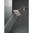 thumbnail image 3 of 5-Spray H2OkineticÃÃÂ® Angular Modern Raincan Shower Head in Stainless 52664-SS, 3 of 9