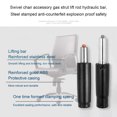 thumbnail image 4 of Becaristey Wear-resistant Lifting Rod Adjustable Flexible Headrest High Strength Heavy Duty Support Stick Lift Cylinder Black/Sinking Type, 4 of 6