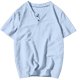 thumbnail image 2 of pstuiky Camisas de manga corta para hombre, Camisa de manga corta con cuello para hombre, estilo casual, con cuello y media cremallera, con sensación de hielo y perla ropa de hombre l, 2 of 8