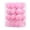 Pink, variant on 24 Pcs Velvet Christmas Ball Ornament, Soft Flocked Finish Xmas Balls, Shatterproof Hanging Ornament for Tree Decorations, Holiday Party Decor (Green)