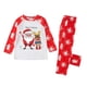 thumbnail image 4 of Conjunto de pijamas familiares de Navidad, conjunto cómodo de dos piezas con estampado de texto, Top de manga larga, pantalones elásticos, Atuendo para padres e hijos, 4 of 4