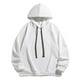thumbnail image 2 of pstuiky camisetas de manga larga para hombre, Sudadera con capucha y bolsillo para hombre, estilo casual, cómoda, lisa, holgada, con bolsillos salir tops l, 2 of 3