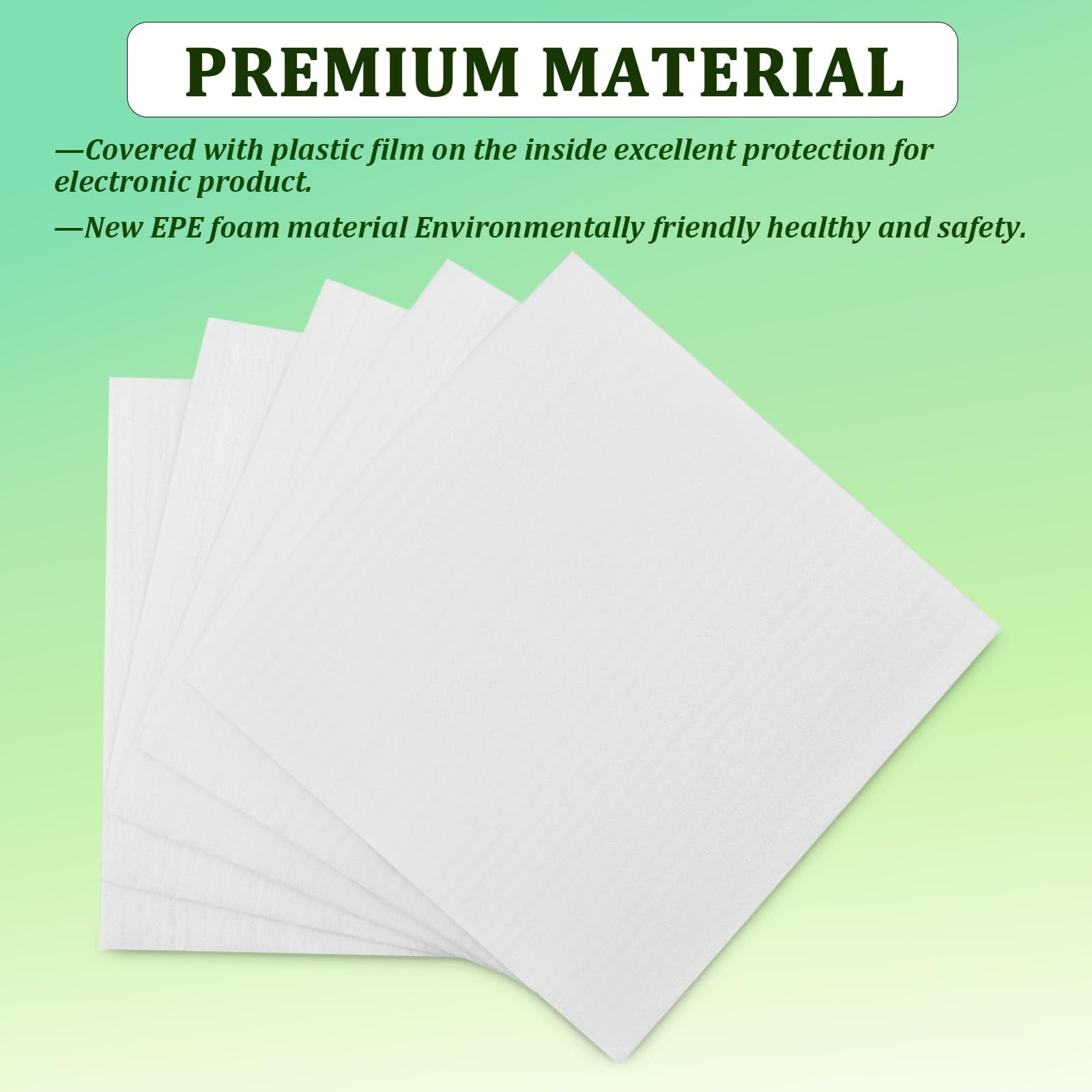 MODANU 100 Pcs Cushion Foam Pouches & Sheets, 12" x 12" Moving Foam Wrap Pouches, Protect mug, Cup, Glasses, China, and Dishes, Packing supplies, Packing Cushioning Supplies for Moving, White