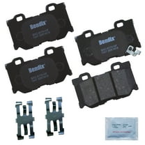 Bendix Brakes Disc Brake Pad Set Fits select: 2012 INFINITI G37, 2019 INFINITI Q50